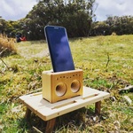 スマホスピーカー　縦型