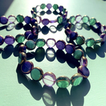 【1連15コセット】JIRI＊IVANA#czech beads#チェコビーズ　round 10㍉　mix assort/luster bronze