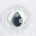しずく 刺繍ブローチ