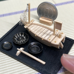 ミニチュア1/6⭐︎舟盛り器と和食器セット