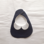 丸襟bib(紺)