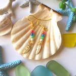 ＊カラフルフェザーピアス＊