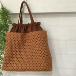 再販♡【バッグインバッグ *platinum***】テラコッタ×レース