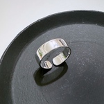 silver925 リング 6mm 幅広 フラット プレーン シンプル 指輪 シルバー925 S925 デザイン 【R-193】
