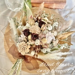 ♡~*:＊naturalブラウン&ベージュ＊:*~♡スワッグブーケ☆ドライフラワー