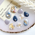 【送料無料】ハンドメイド　パーツセット　ミニパーツ　レジン　カボション　貼り付けパーツ　ピアスパーツ