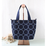 【数量限定】ミナペルホネン　dopタンバリン インディゴ　トートバッグ