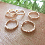 50個セット☆直径15mm 高品質デザイン丸カン