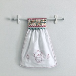 刺し子が素敵な　さらしのお手拭き　