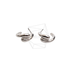 ERG-2604-R【2個入り】ラウンドピアス,Round Ear Post/7.2mm x 10.4mm