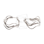 ERG-2606-R【2個入り】トリプルラウンドピアス,Triple round Post Earring