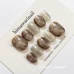  【送料無料】ニュアンスネイル マグネットネイル もやもや ネイルチップ