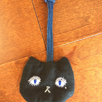 黒猫キーケース