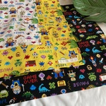 【オーダーOK】入園入学大きいランチョンマット60×40★78ゲームピクセルプログラミング★給食ナフキンお弁当