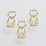 ◆レジン枠　空枠　首に鈴お座り猫ちゃん　ネコ　5個で300円