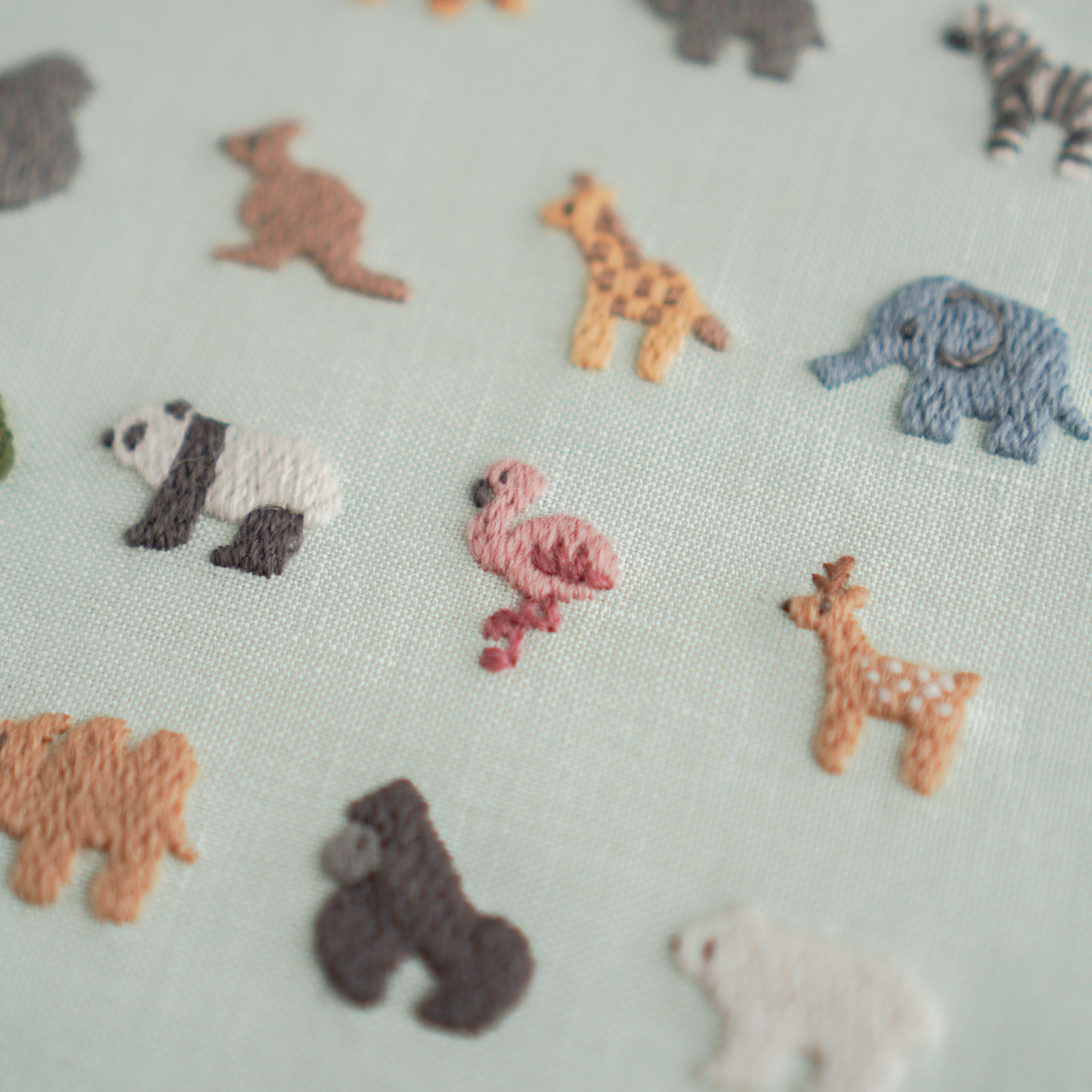 動物刺繍図案 - trims | minne 国内最大級のハンドメイド