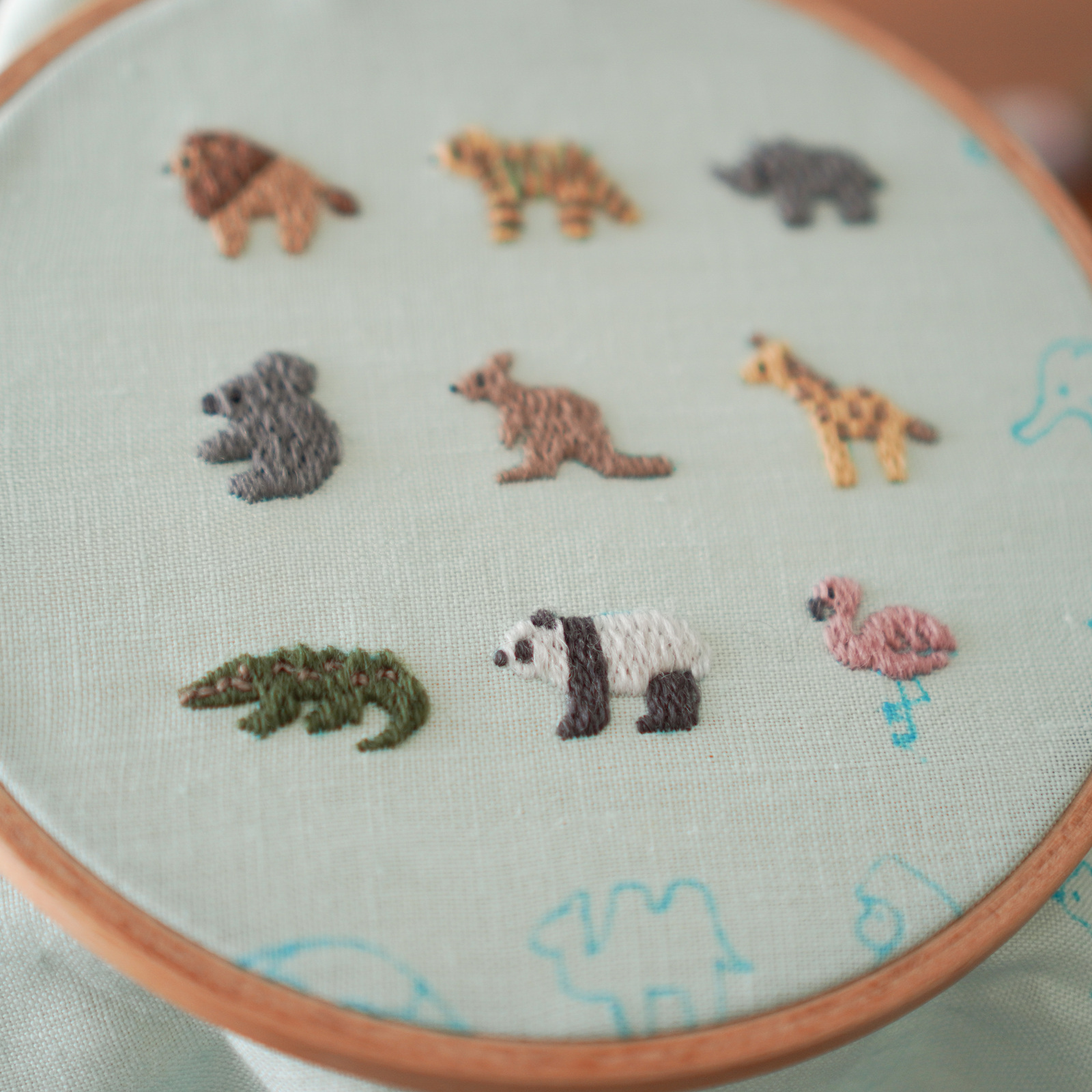 動物刺繍図案 - trims | minne byGMOペパボ 国内最大級の