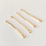 192)２個 / ジョイントパーツ / つなぎパーツ / チェーン / スティック / 31mm×3mm / アクセサリーパーツ / ハンドメイドパーツ / ゴールドパーツ