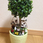 どんぐりトトロ風置物
