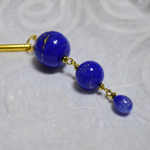 とんぼ玉 地球玉 かんざし