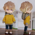 ゆず2 パーカーとパンツのセット（ねんどろいどどーるオビツ11ボディ共有サイ