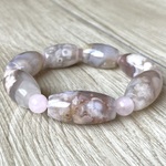 女子力上げて良いご縁を引き寄せる/チェリーブロッサム・他/天然石ブレスレット/パワーストーンブレスレット/ﾊﾟﾜｰｽﾄｰﾝ/ﾊﾟﾜｰｽﾄｰﾝﾌﾞﾚｽﾚｯﾄ
