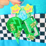 💚📼レトロポップカセットピアス🪩💚