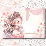 ♥ 50枚set / L判サイズメモ