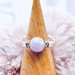 アメジスト天然石リング⭐︎ビーズリング