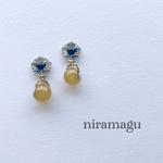 flower cabochon＊honey beads