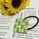 ガラスタイルヘアゴム♬