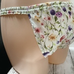 綿ローン使用【ボタニカル柄ーKOKKA】浅ばき、深ばき、S〜3Lサイズ、ふんどしパンツ  フンパン フンテイ  リンパよけショーツ 下着 普段ばき  mameパンティ