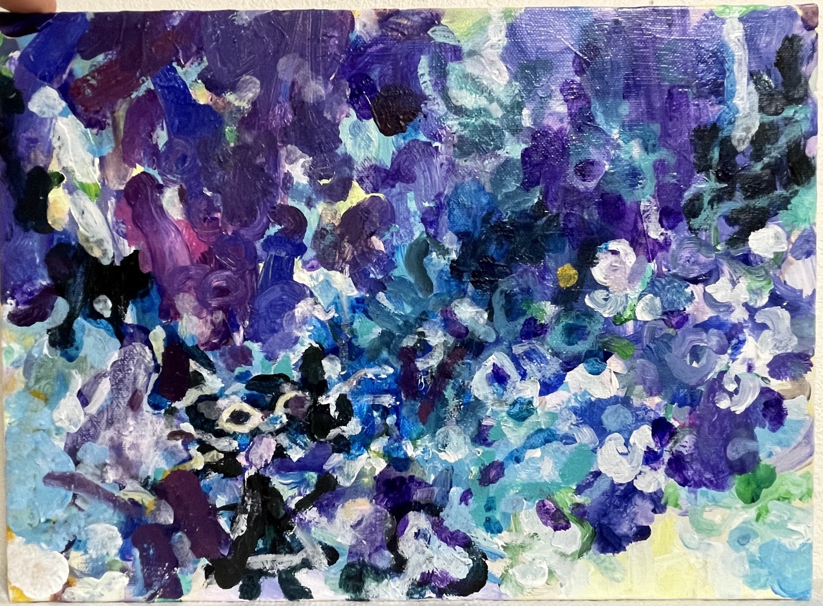 猫の絵「えっひゅ！」CAT Painting “Ehhyu!”