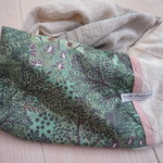 オーダー品ハンドメイド◆スヌードくたくたリネンリバティ デビッド・ジョーg