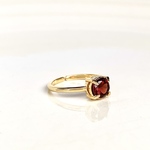 ❇︎ 天然石 ❇︎ ガーネットのリング  1月の誕生石　Minette☆ RING068  ❇︎ フリーサイズ 指輪 ❇︎
