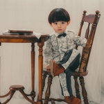 【 男の子のフォーマル服❤︎ 】王子様シャツ / トワルドジュイ/ クリーム / 蝶ネクタイ付き / バースデーフォト / セットアップ / 結婚式 / ピアノ / 発表会 / 誕生日 / 七五三