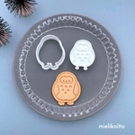 フクロウ【クッキー型・スタンプ型セット】