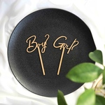 木製ケーキトッパー ジェンダーリビール | Boy? Girl? | type A