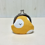 ビションのミニがまぐち＊イエロー