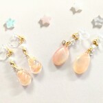 桜貝🌸のノンホールピアス♪