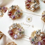 purple ring ビジュー