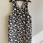 ☆kk0825様専用☆ 大人用 バッククロスエプロン シンプル 北欧花 モノクロ プレゼントにも♡