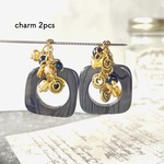 2pcs★charm・shell hoop（シェルフープチャーム）