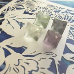 蛍石 フローライト 透きとおる四色八面体セット