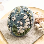 ご予約済み・一点物★刺繍ブローチ『願い事』