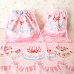 デコレーションケーキのお弁当セット☆ピンク☆