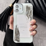 【ハイブリッドケース¥0】ニュアンス iPhoneケースprésence【グレー】ショルダーケース/ストラップ/ハンドストラップ/iPhone14シリーズ