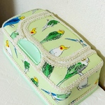 再販☆インコ柄ウェットティッシュケース④