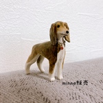 サルーキ　ミニチュア　犬　フィギュア　置物　オブジェ