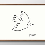 11364■A3アートポスター『パブロ・ピカソ　平和の鳩』絵画　イラスト　デザイン　北欧　マット紙